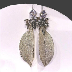 Leave earrings